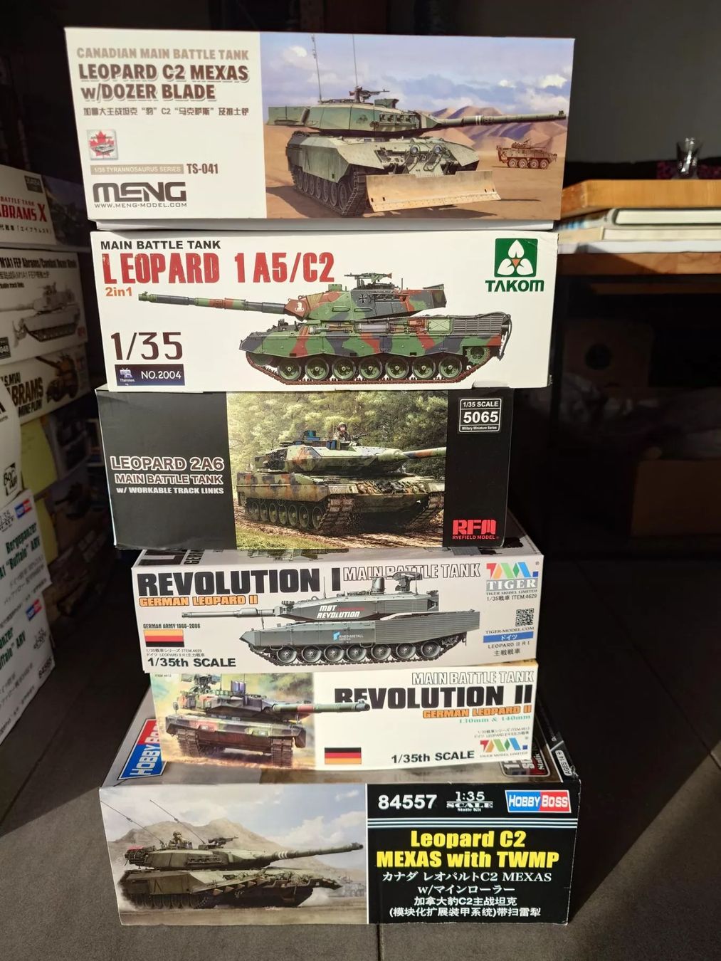 Kit di modellismo & Modellini statici: 1:35 Leopard Konvolut – Nuovo e nell'imballaggio originale da Nottwil venduto da fudan1701