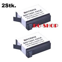 2x AKKU FÜR GOPRO HERO 4 1500mAh POWER