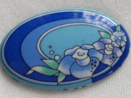 Vintage signierte Michala Frey Wien Brosche