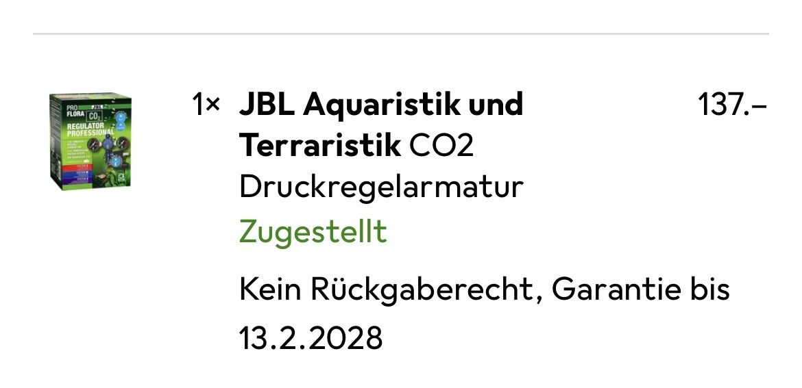 Messen: JBL CO2 Druckregelarmatur – Gebraucht aus Wolfhausen von SchuSchuS 5