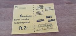 VINTAGE Postkartenheft PTT 1988/1989