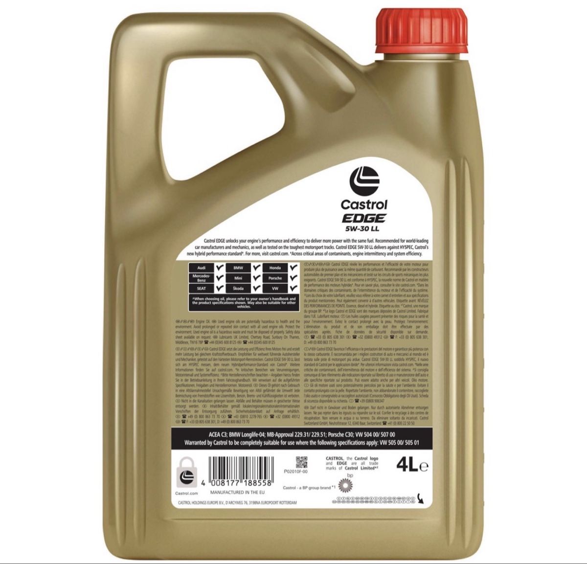 Castrol Huiles et additifs: Castrol Edge 5W30 Long Life – Neuf avec emballage d'origine à Bilten par MTA-202 1