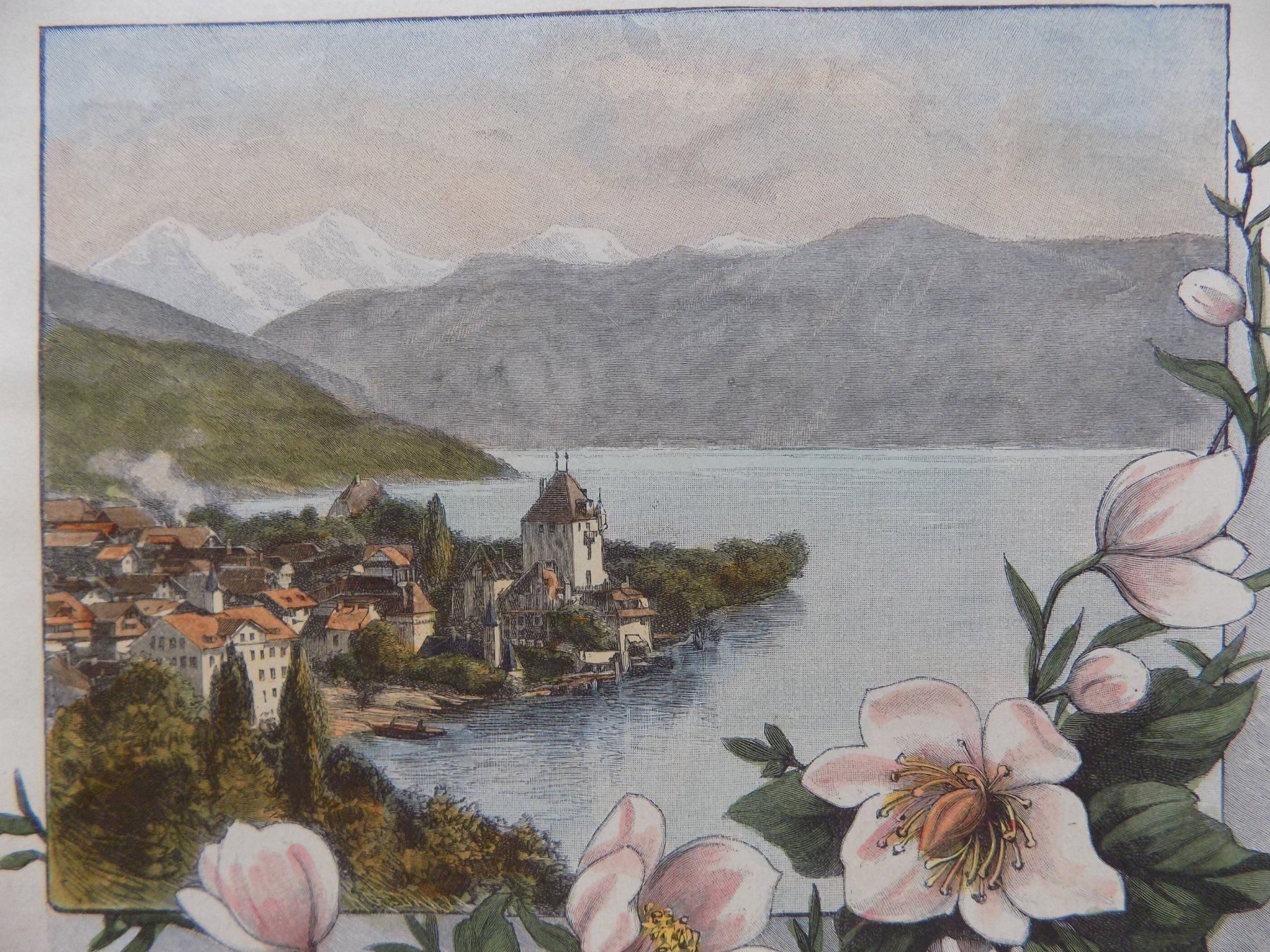 Stiche: Oberhofen koloriert – Gebraucht aus Risch von Rischli15 5