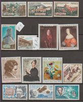 Timbres Monaco Collection Années 1970 Bon État