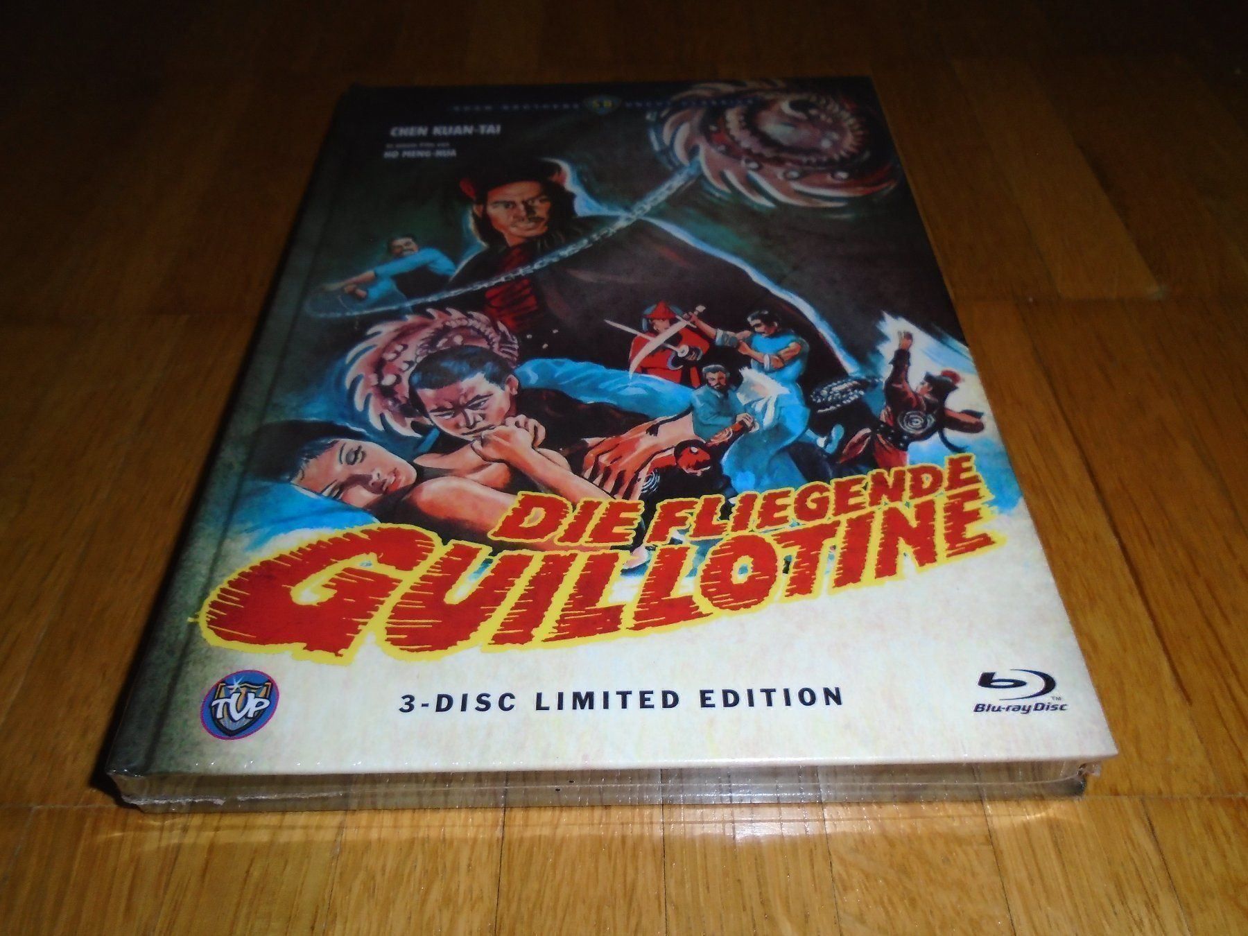 Alle DVDs: Die fliegende Guillotine - MEDIABOOK - B - UNCUT – Neu und originalverpackt aus Basel von havsok