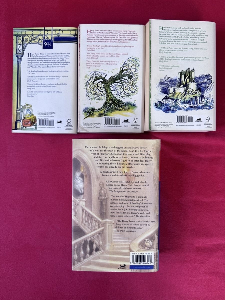 Libri: Erste 4 englische Harry Potter Bücher – Usato da Muttenz venduto da ala_7c7n