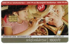 Telefonkarte Ungarn Trompete