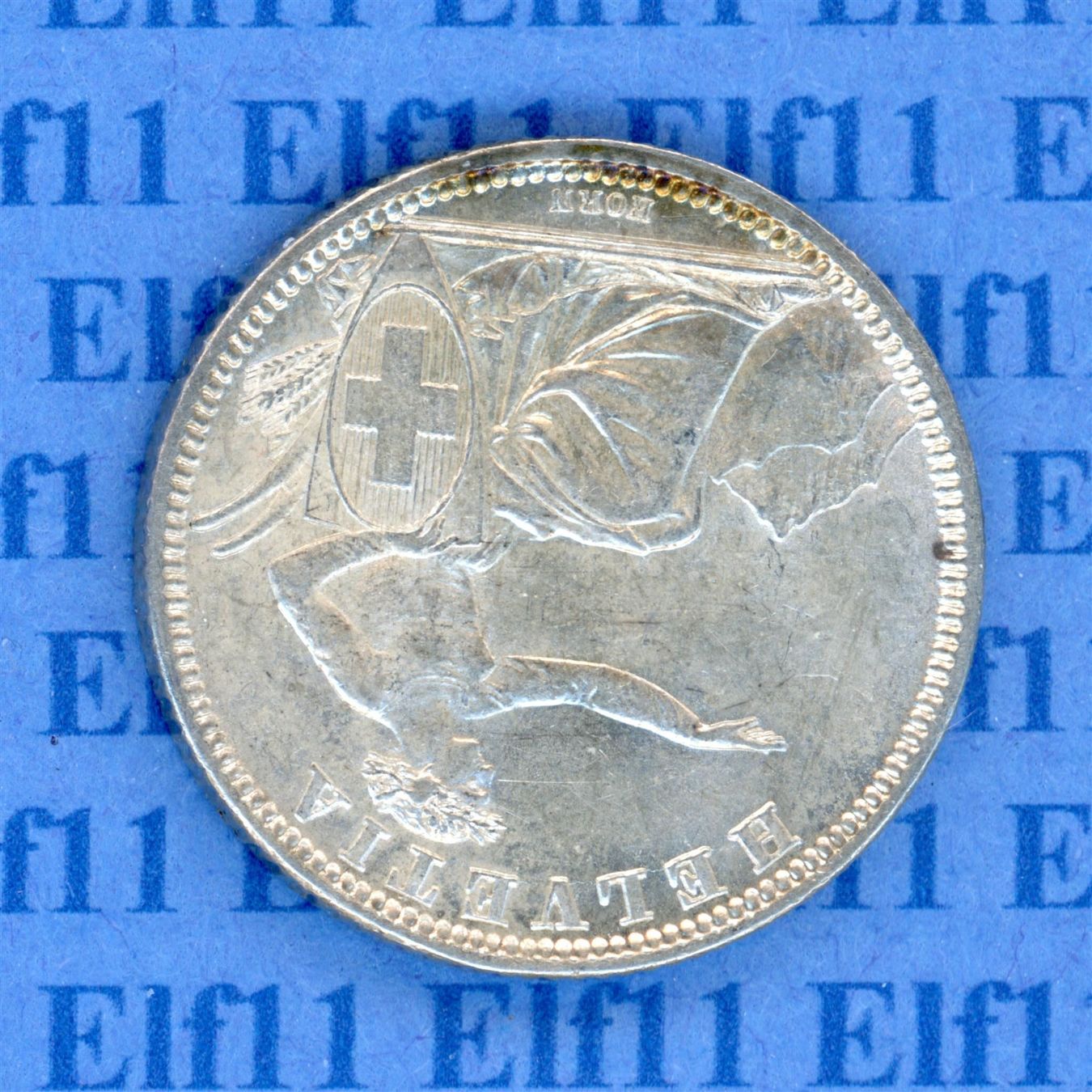 Tutti le monete: CHF___1.00 1861 -stgl 1 Franken – Nuovo (secondo la descrizione) da Widnau venduto da Elf11 1