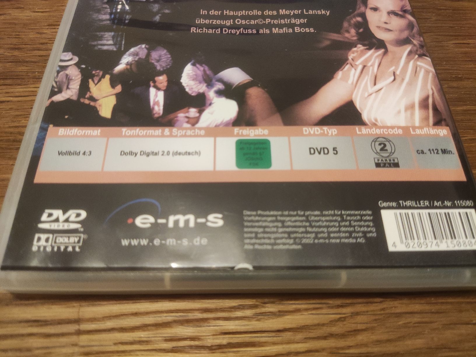 Tutti i DVDs: Meyer Lansky - mit Richard Dreyfuss (DVD) – Usato da Oberembrach venduto da giu_7ksd 2