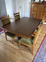 Tisch mit 4 Stühler 1970er - Hochwertig