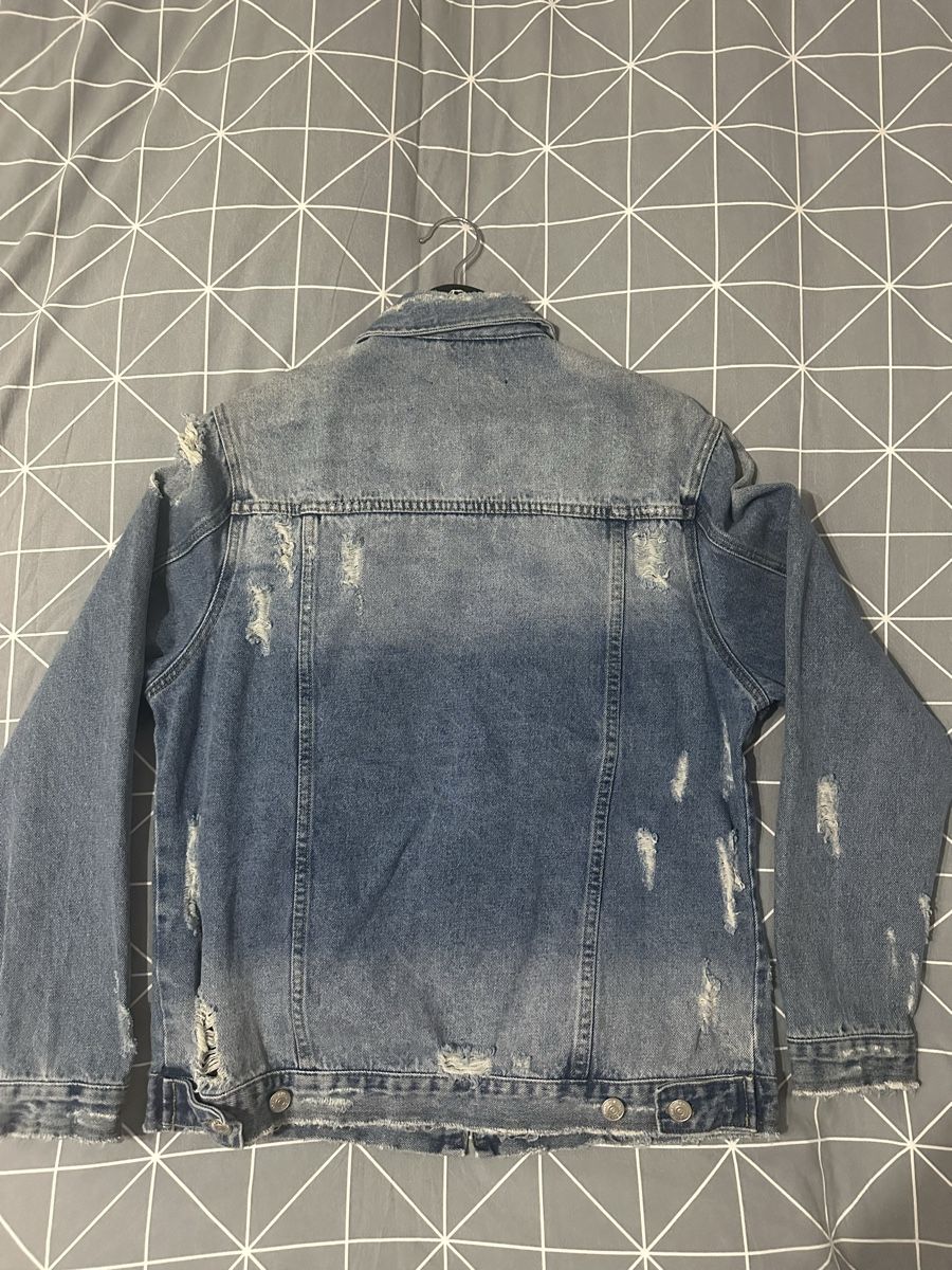 Giacche: Distressed Denim Jacket - Size M – Nuovo (secondo la descrizione) da Clarens venduto da Riviera_Friperie 3