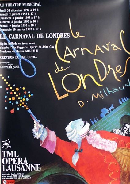 Poster & Bilder: Le Carneval de Londres – Neu (gemäss Beschreibung) aus Bern von Vintage-Art-Poster