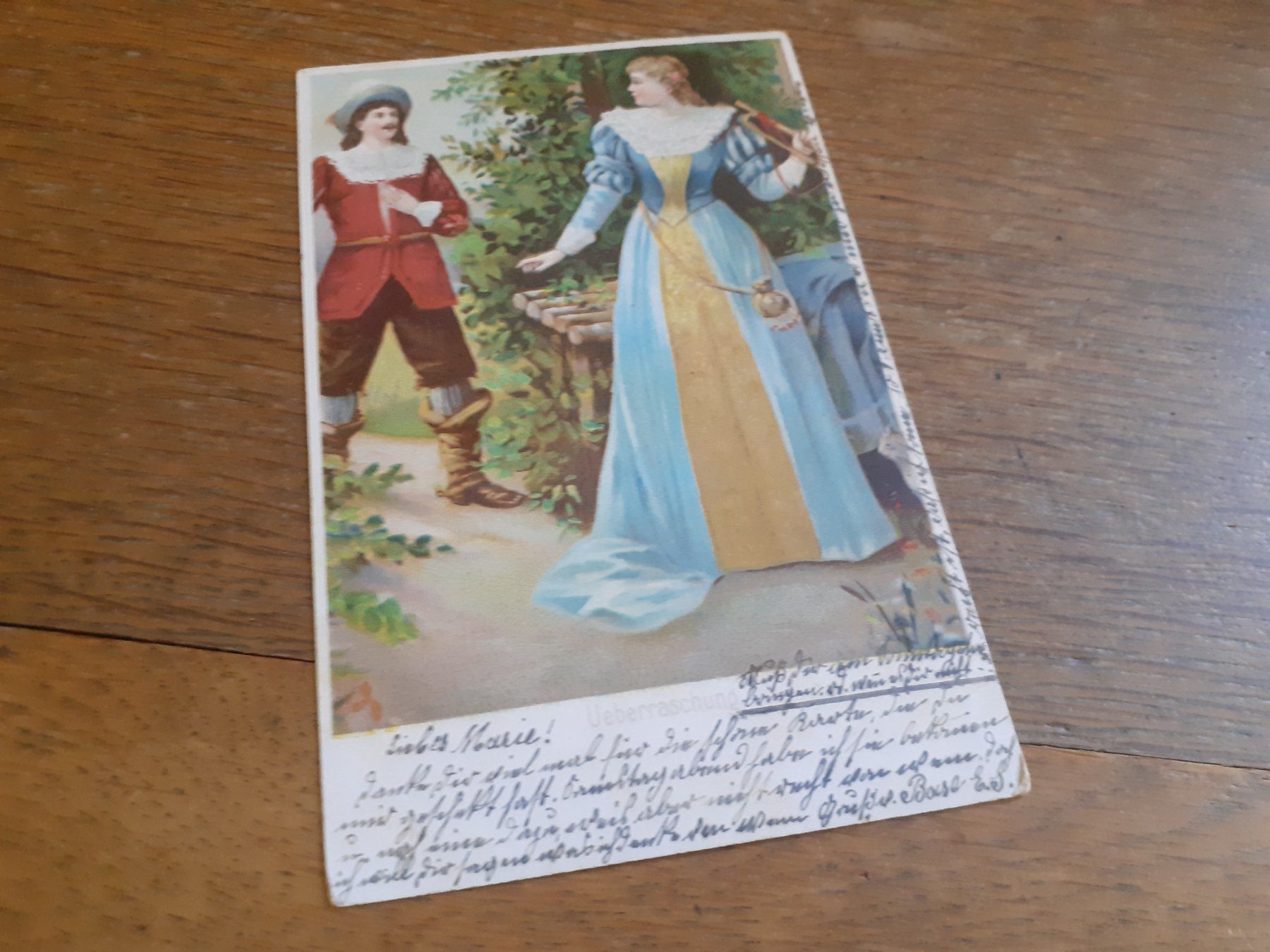 Cartoline postali: KITSCH - LIEBESPAAR - UEBERRASCHUNG – Usato da Winterthur venduto da Ornyx7