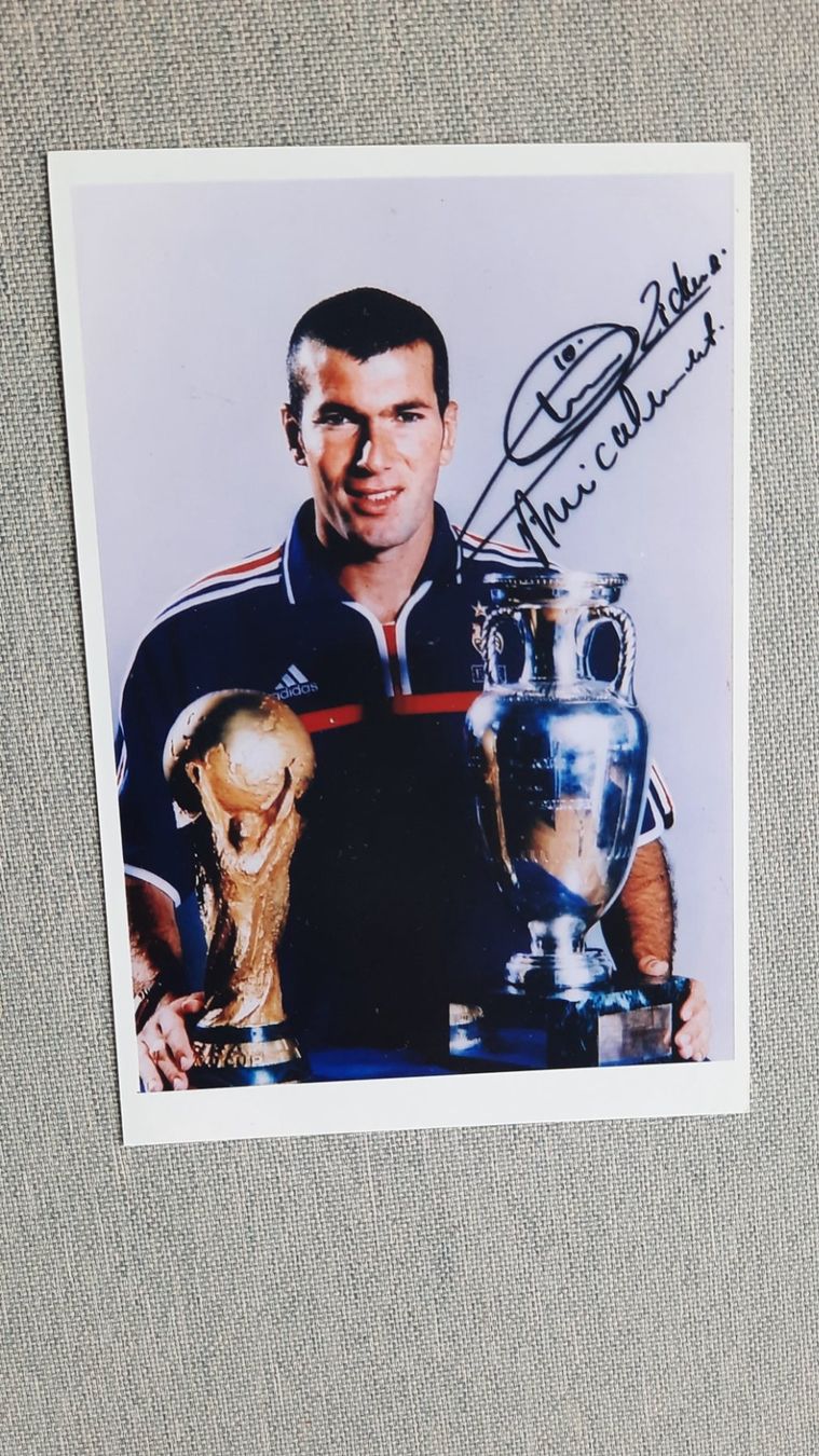Autogramme: Foto Zinedine Zidane – Gebraucht aus Schmerikon von Olympia04