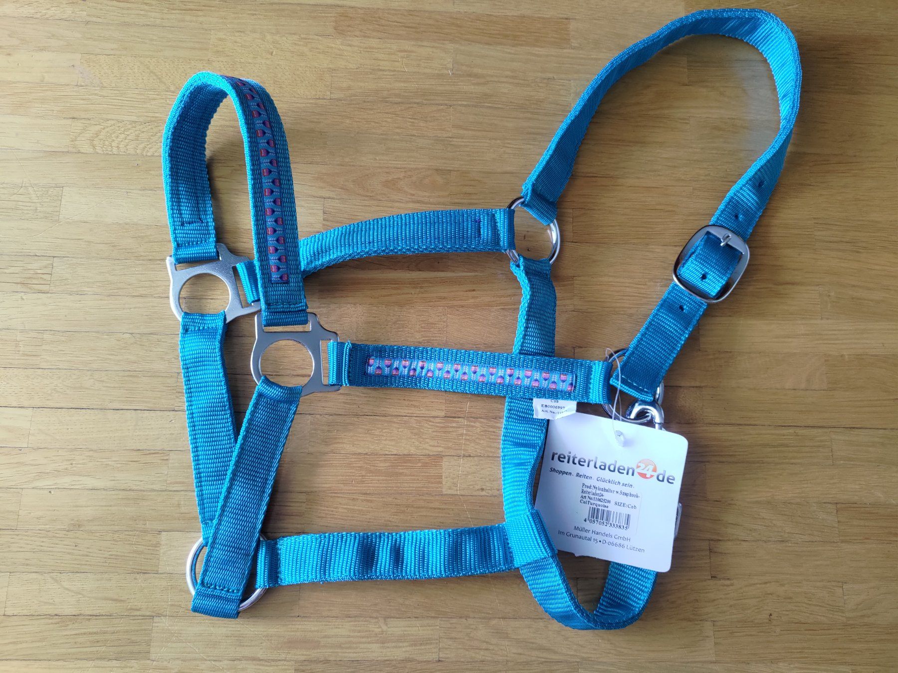 Briglie & Cavezze: Halfter Gr. Cob benäht – Nuovo (secondo la descrizione) da Winterthur venduto da lumikki91