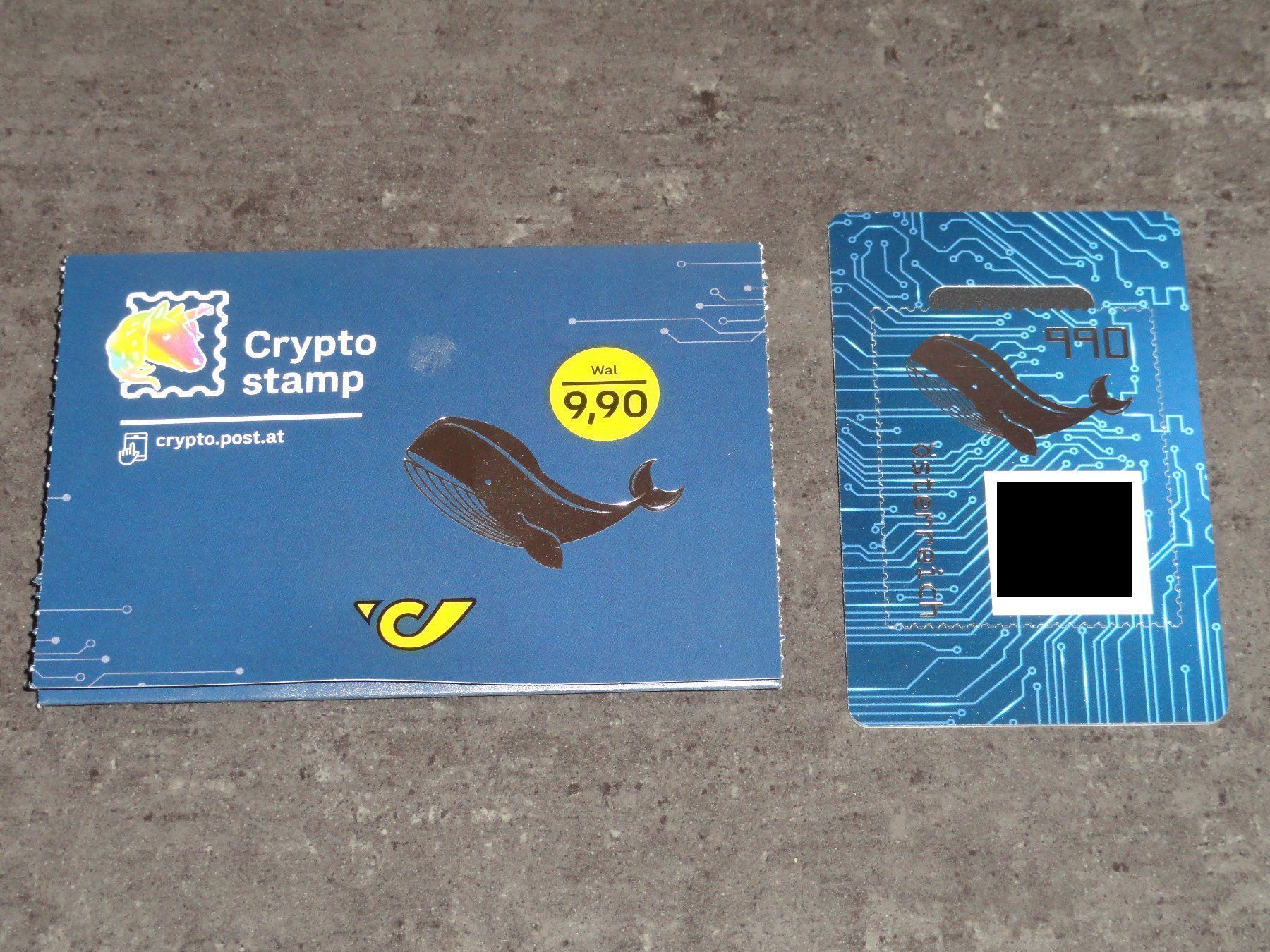 Alle Briefmarken: Crypto Stamp 3.0: WAL IN SCHWARZ – Neu (gemäss Beschreibung) aus Dagmersellen von dribbeldrago10 2