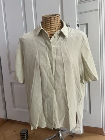 COS Seidenbluse, Mintgrün, Grösse 38