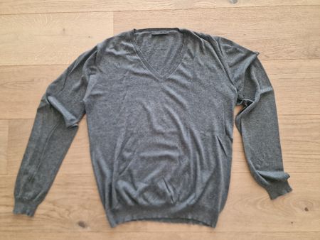 PRADA Pullover grau Grösse 50