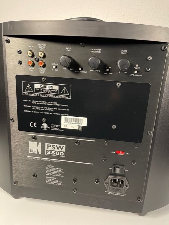 KEF PSW 2500 Subwoofer Kaufen auf Ricardo