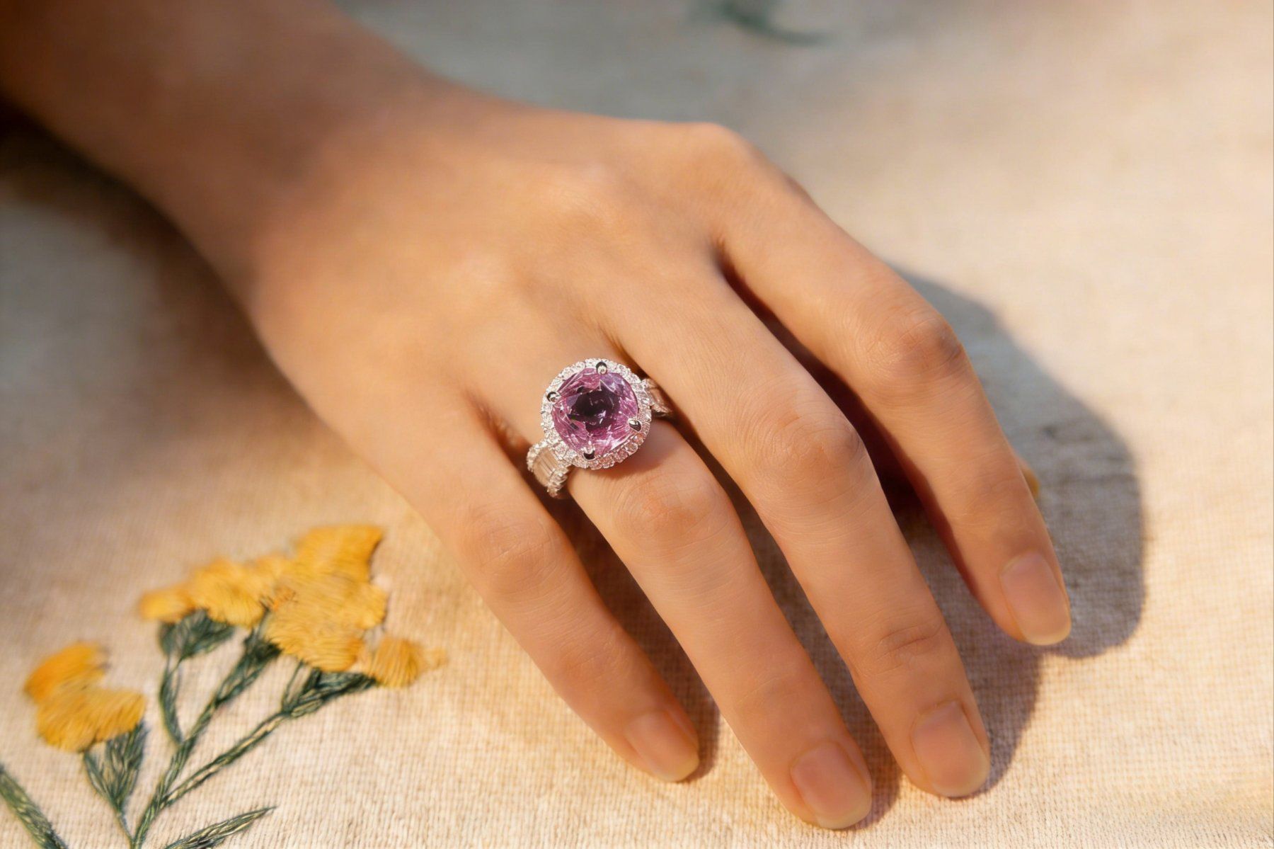 Anelli: NEW - S925 Amethyst Ring (Adjustable) – Nuovo (secondo la descrizione) da Zürich venduto da cin_wcf6 6