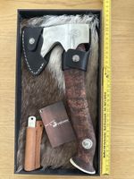 Karesuando Schweden Axt/Beil mit Lederscheide, neuwertig