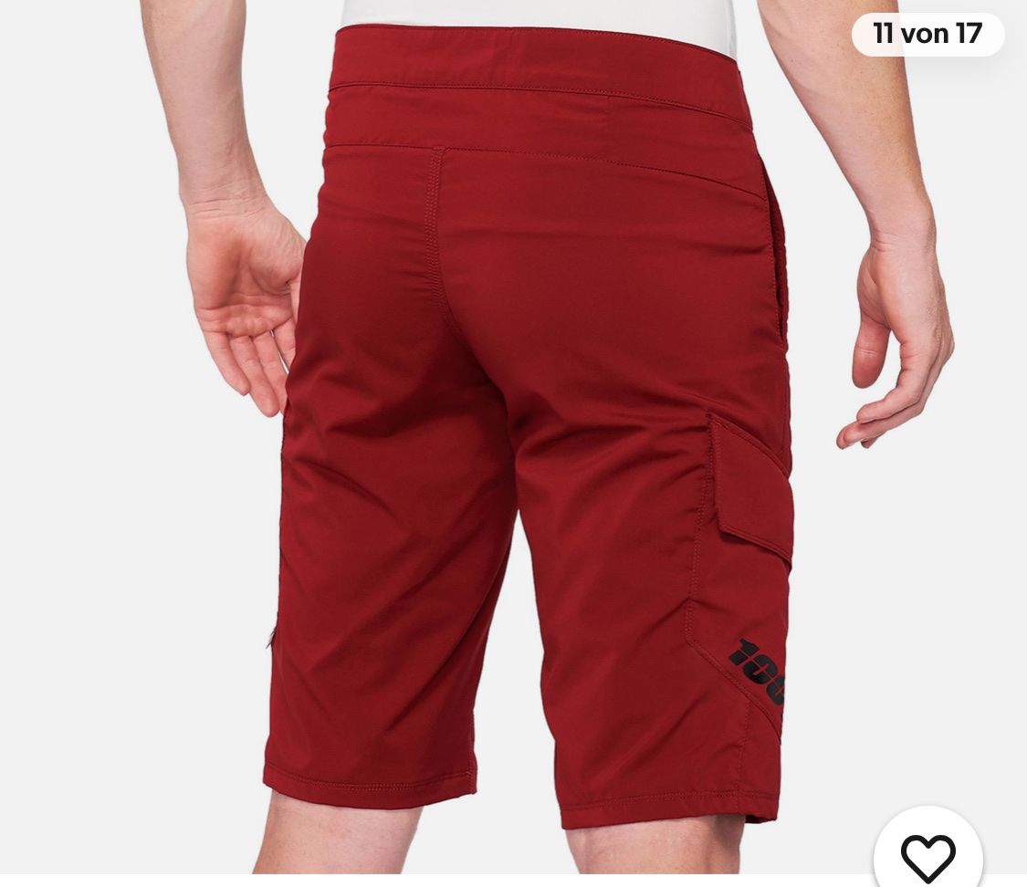 Pantaloni: 100% MTB Hose bordeaux Grösse M – Usato da Davos Platz venduto da Maggie_M 1
