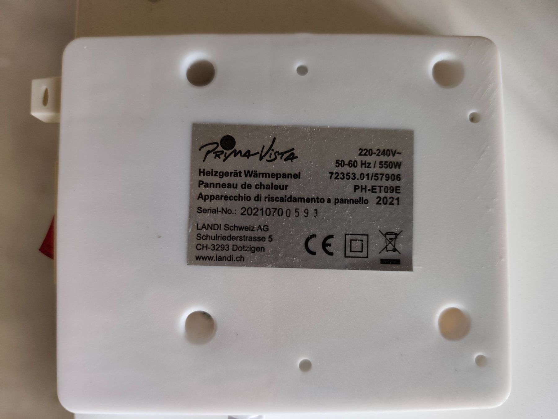 Heizgeräte: Flächenheizung Heizpanel – Gebraucht aus Dörflingen von Huettenberg_2017 5