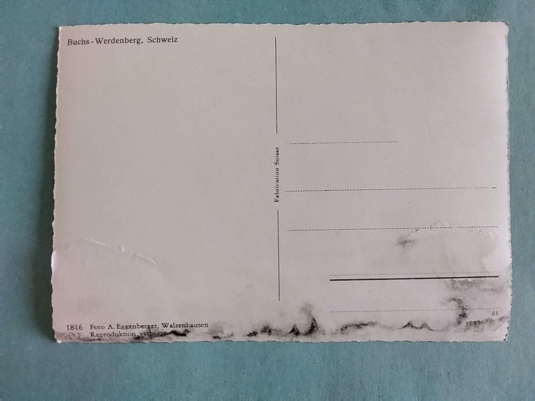 Cartoline postali: SG Buchs-Werdenberg – Usato da Appenzell venduto da lama19 1