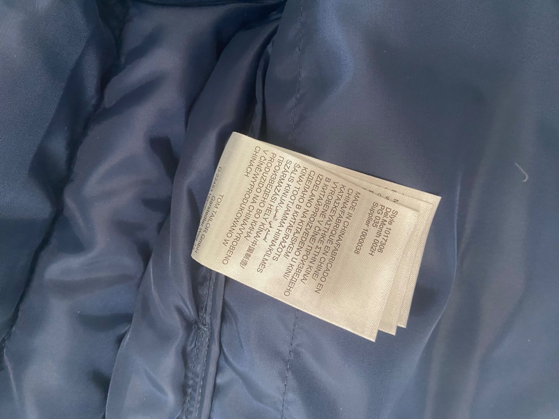 Tom Tailor Giacche: Stepp Jacke neu Gr. 50 Tom Tailor blau Lightweight – Nuovo e nell'imballaggio originale da Luzern venduto da waterfront1 6