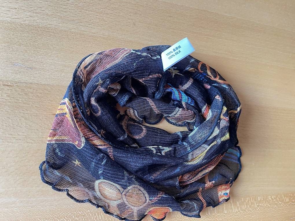 Foulard & Sciarpe: Halskrause aus 100% Seide – Nuovo (secondo la descrizione) da Kriens venduto da Angie88 2