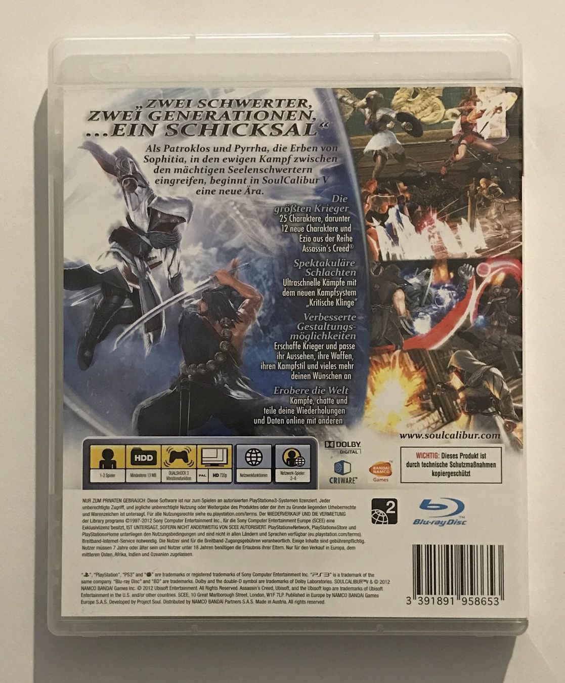 Giochi: PS3 - SoulCalibur V – Usato da Allschwil venduto da Bullach 2
