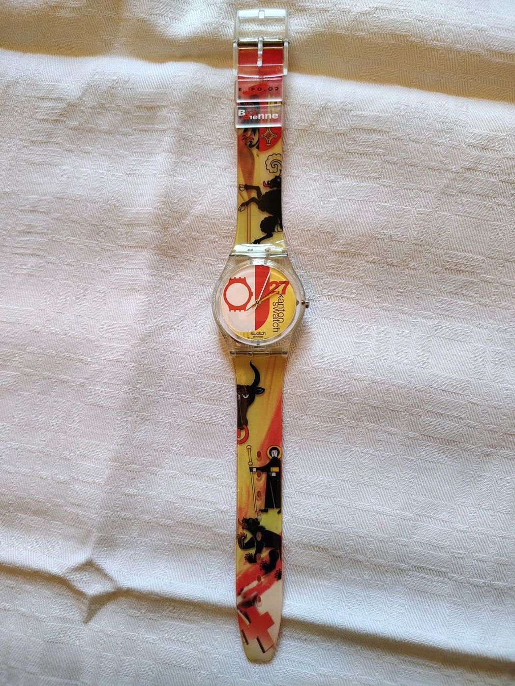 Swatch Uhren: Montre Swatch, 27 cantons – Neu und originalverpackt aus Péry von Sodubavallon 1