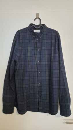Kariertes Hemd blau/grün von Pier One, Grösse L