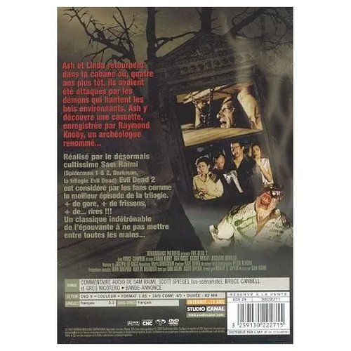 Tous les DVDs: EVIL DEAD 2, de Sam Raimi, avec Bruce Campbell – D'occasion à La Chaux-de-Fonds par HarryLime 1