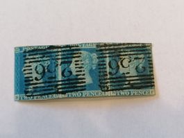 Two pence blue 1841, Platte 3