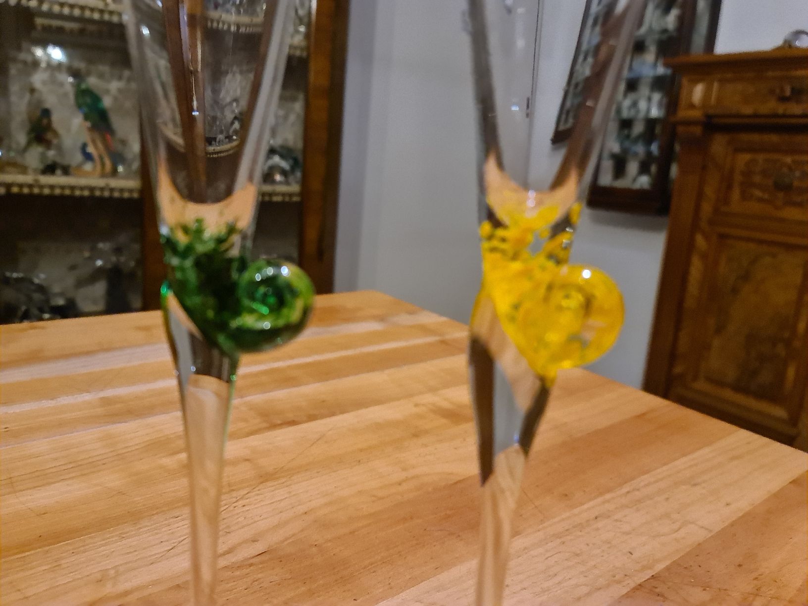 Murano Gläser: Murano Glas 4 Champagnerflöten – Gebraucht aus henau von Rockj 2