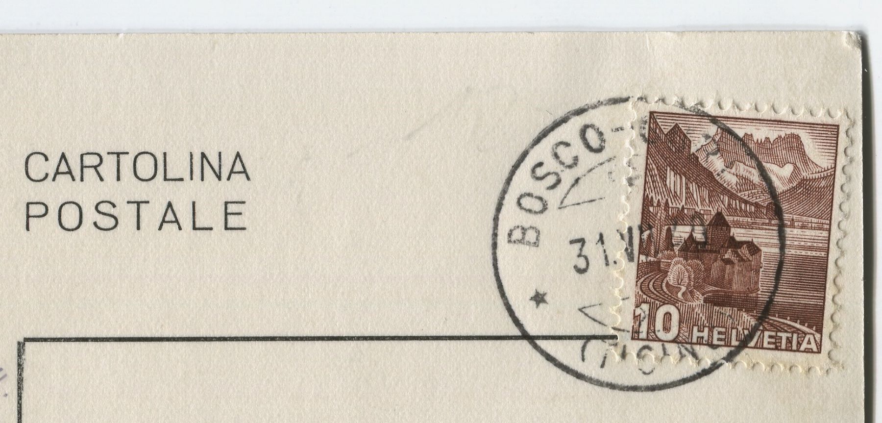 Cartoline postali: Bosco Gurin 1940 – Usato da coglio venduto da Tascia1 1