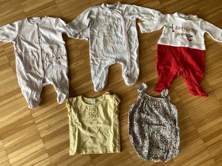 5 Baby Girl Clothes set sizes 50-56
