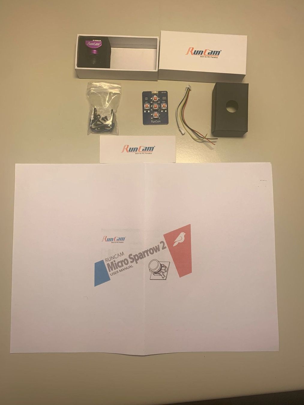 Modellismo RC: RunCam Kamera Micro Sparrow 2 – Nuovo e nell'imballaggio originale da Dornach venduto da Hofleur