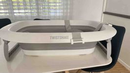 Twistshake Faltbare Babybadewanne weiss