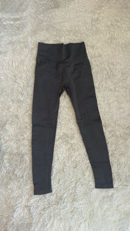 Damen Sportleggings schwarz hoher Bund neuwertig