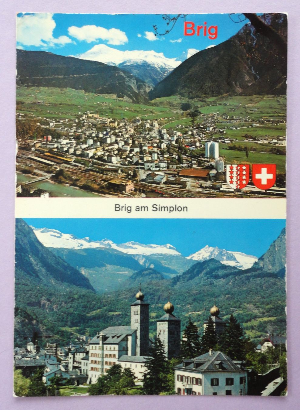 Cartoline postali: Brig am Simplon – Difettoso da Fétigny venduto da Billy2miny