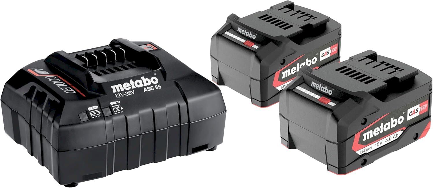 Metabo Accus & piles: Metabo Basis-Set 2 x 4.0 Ah – Neuf avec emballage d'origine à Bottighofen par zaap