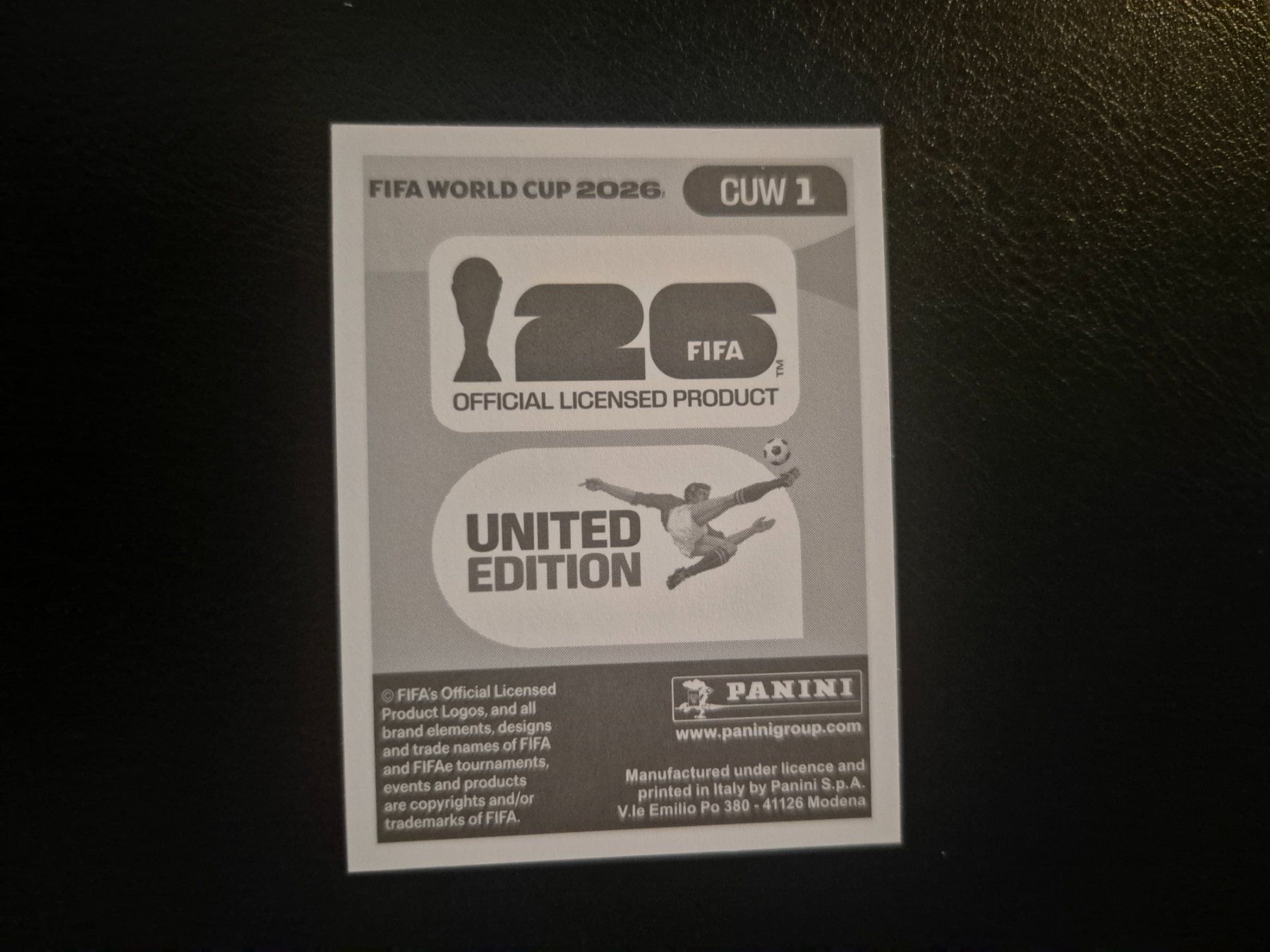 Panini Carte collezionabili: Panini WM 26 CUW 1 – Nuovo (secondo la descrizione) da Rorschacherberg venduto da AJ3108 1