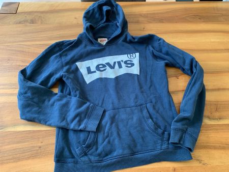 LEVIS / LEVI'S blauer Hoodie Kapuzenpullover Vintage XS-S-16