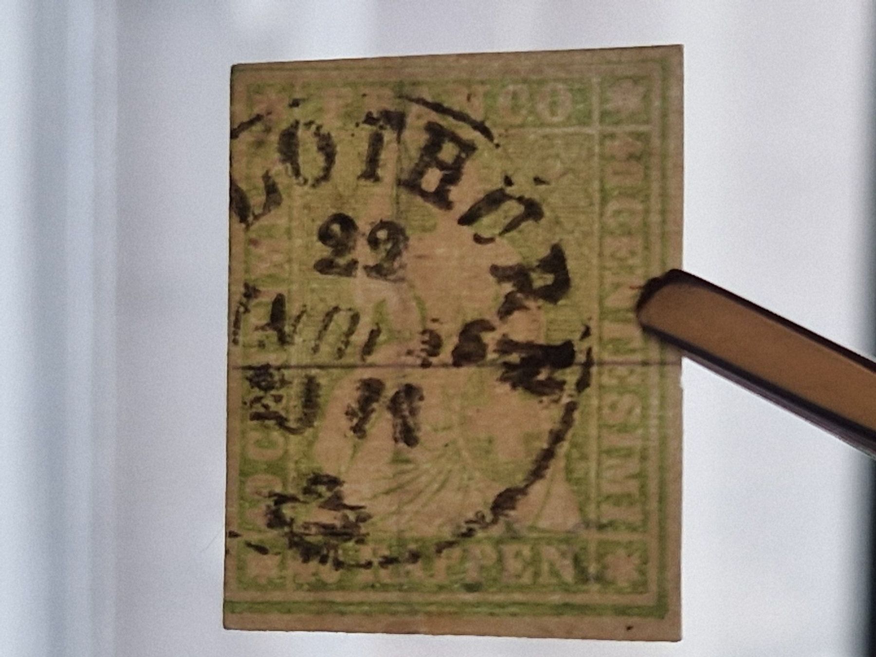 Tutti i francobolli: Strubel 26C, ab 1.- – Usato da Burgdorf venduto da Glossy01 6