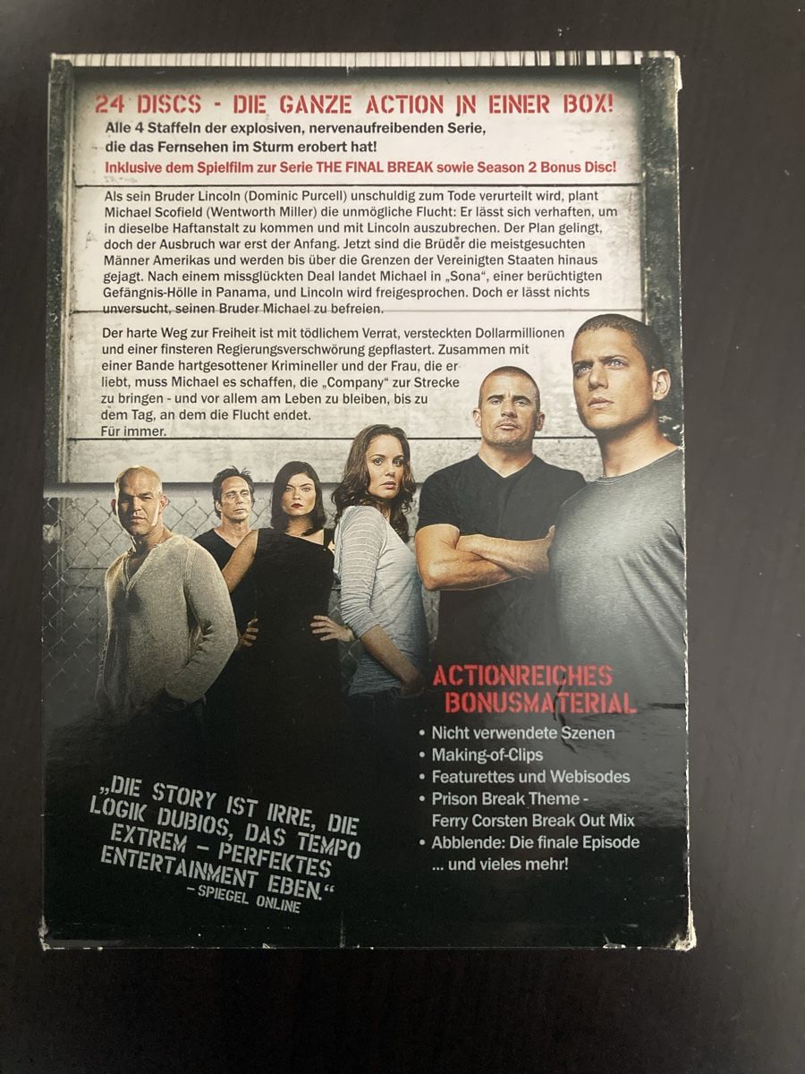 Alle DVDs: Prisonbreak DVD-Box – Gebraucht aus Weesen von sirius33 2