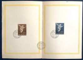 1962 VatikanFDC  Folder Flugpostmarken Erzengel Gabriel