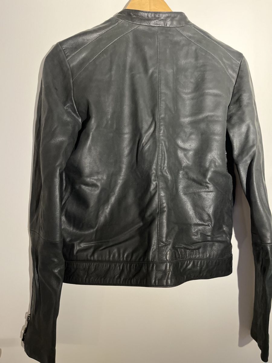Giacche: Schwarze Lederjacke, Gr. 38, Wonhundred – Usato da Zürich venduto da scke 2
