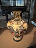 Griechische Amphore Vase, Vintage Deko